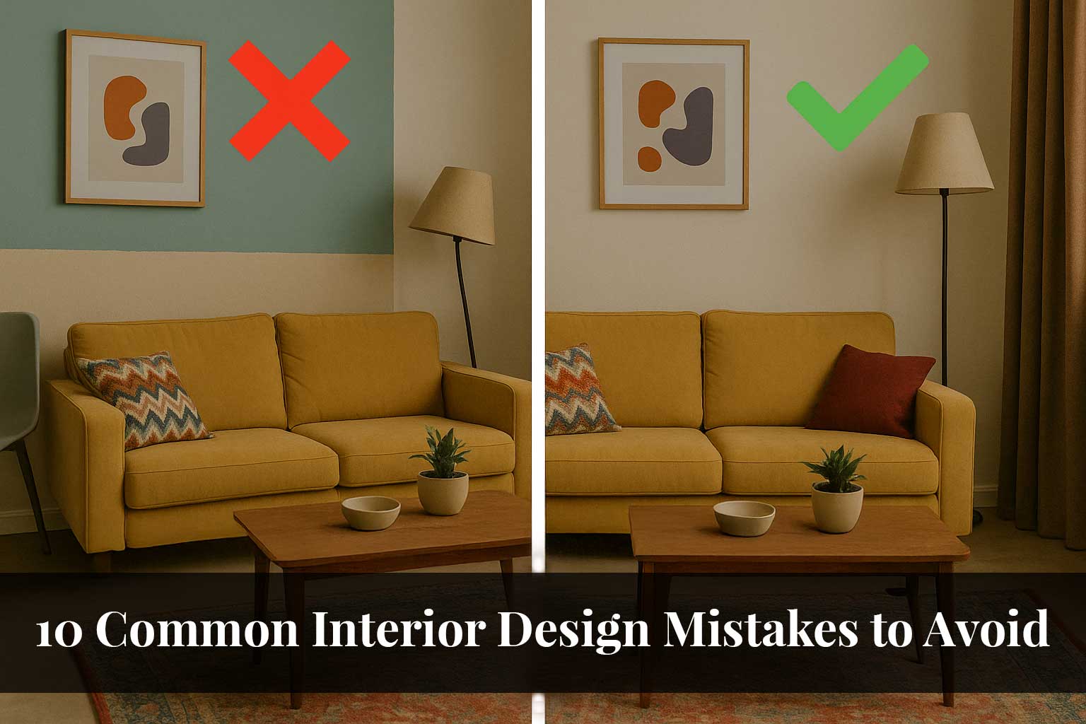Interior Design Mistakes to Avoid