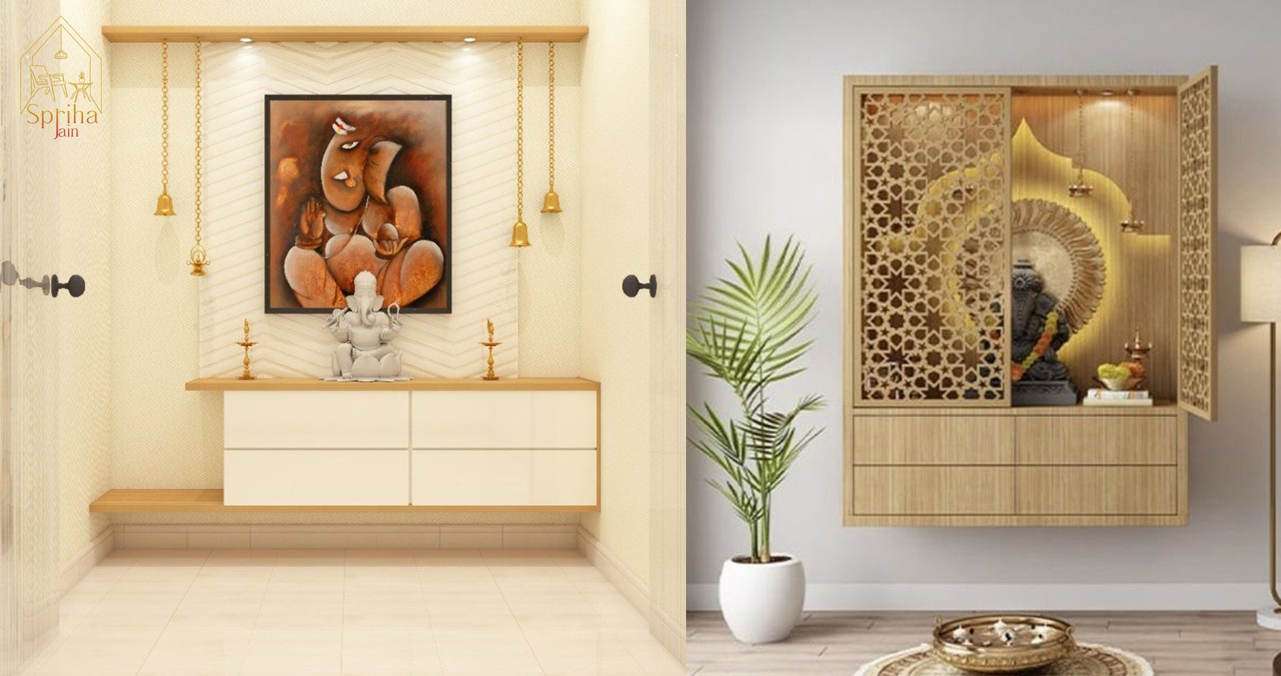 Pooja Unit Interior Design