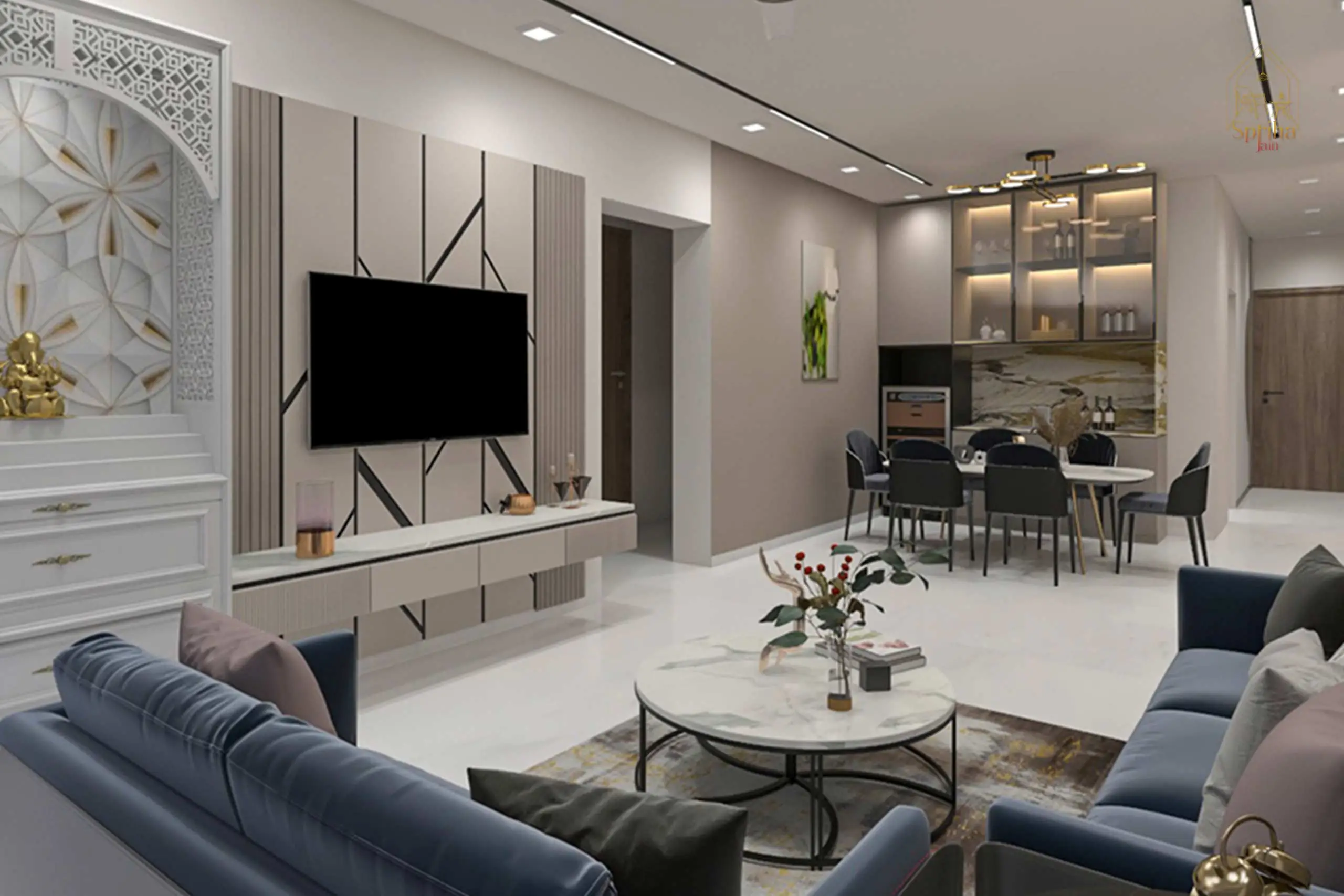 Living room interior design