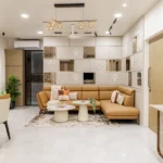 Living room interior design by spriha jain interiors