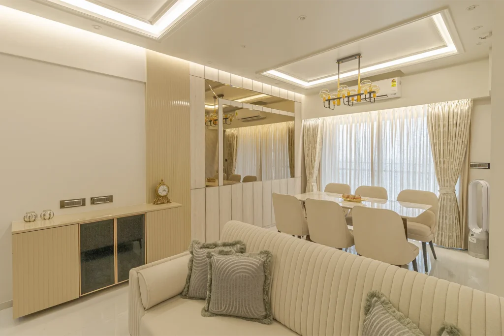 Living room interior design by spriha jain interiors