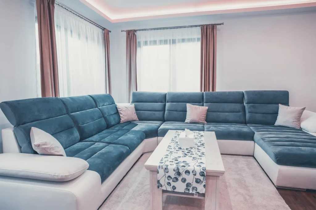 U-Shaped Sofa design - spriha jain