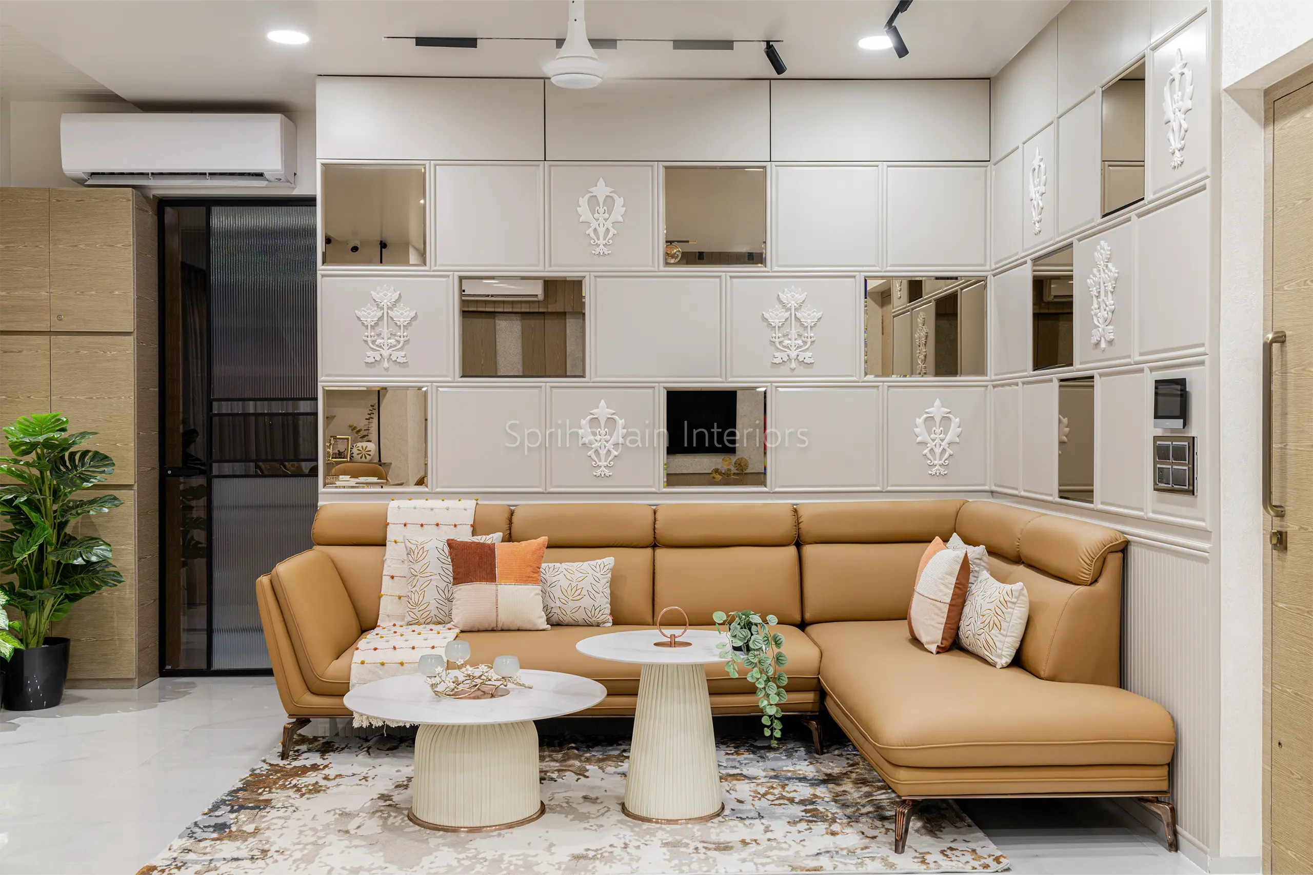 L-Shaped Sofa design - spriha jain