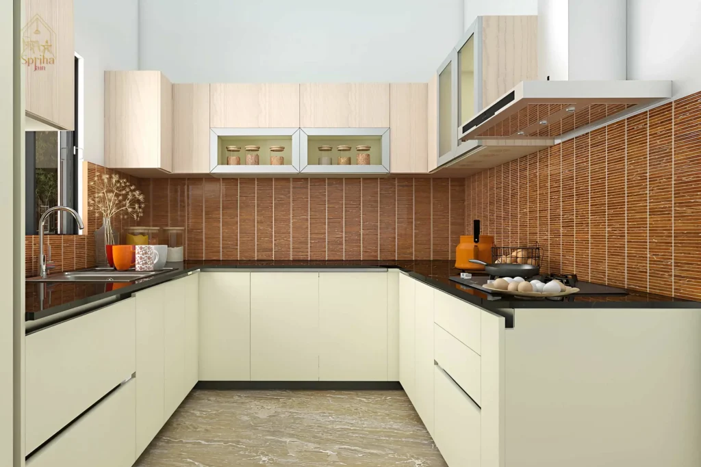 U-shaped kitchen Design