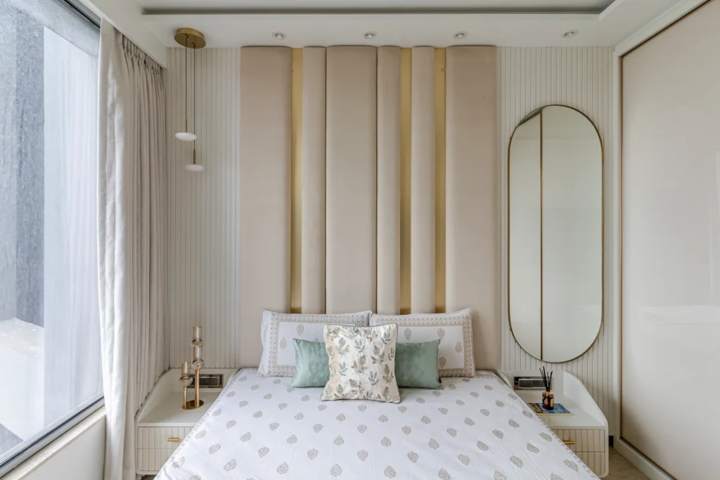 Headboard designs for Bedroom Interiors - spriha jain