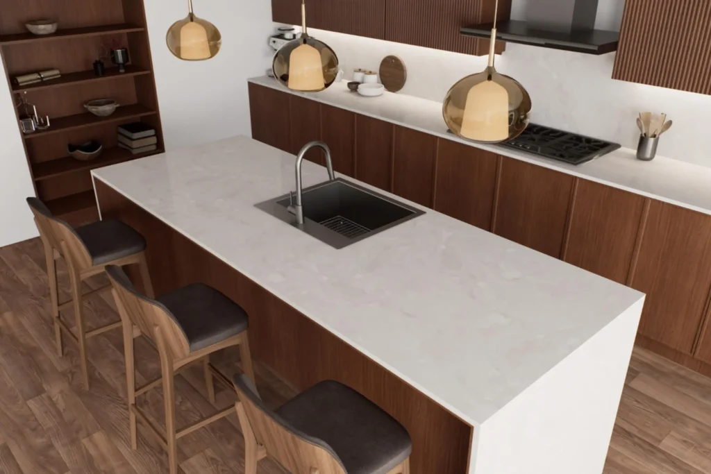 Solid Surface & Laminates Kitchen Countertop