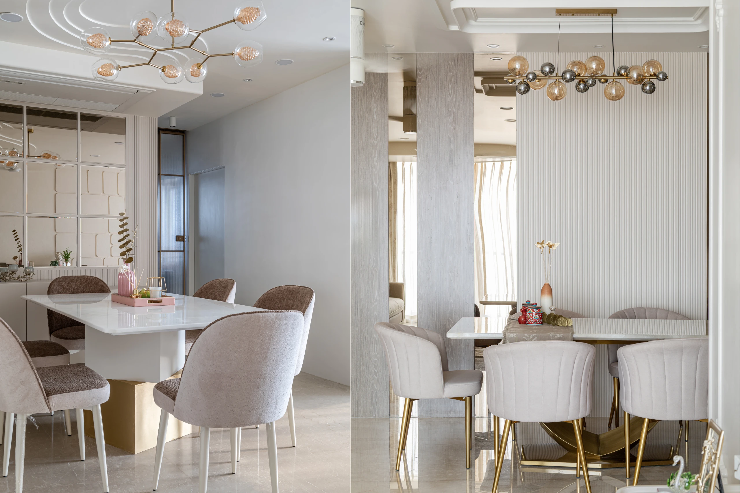 Dining Room Chandelier - Spriha jain interiors