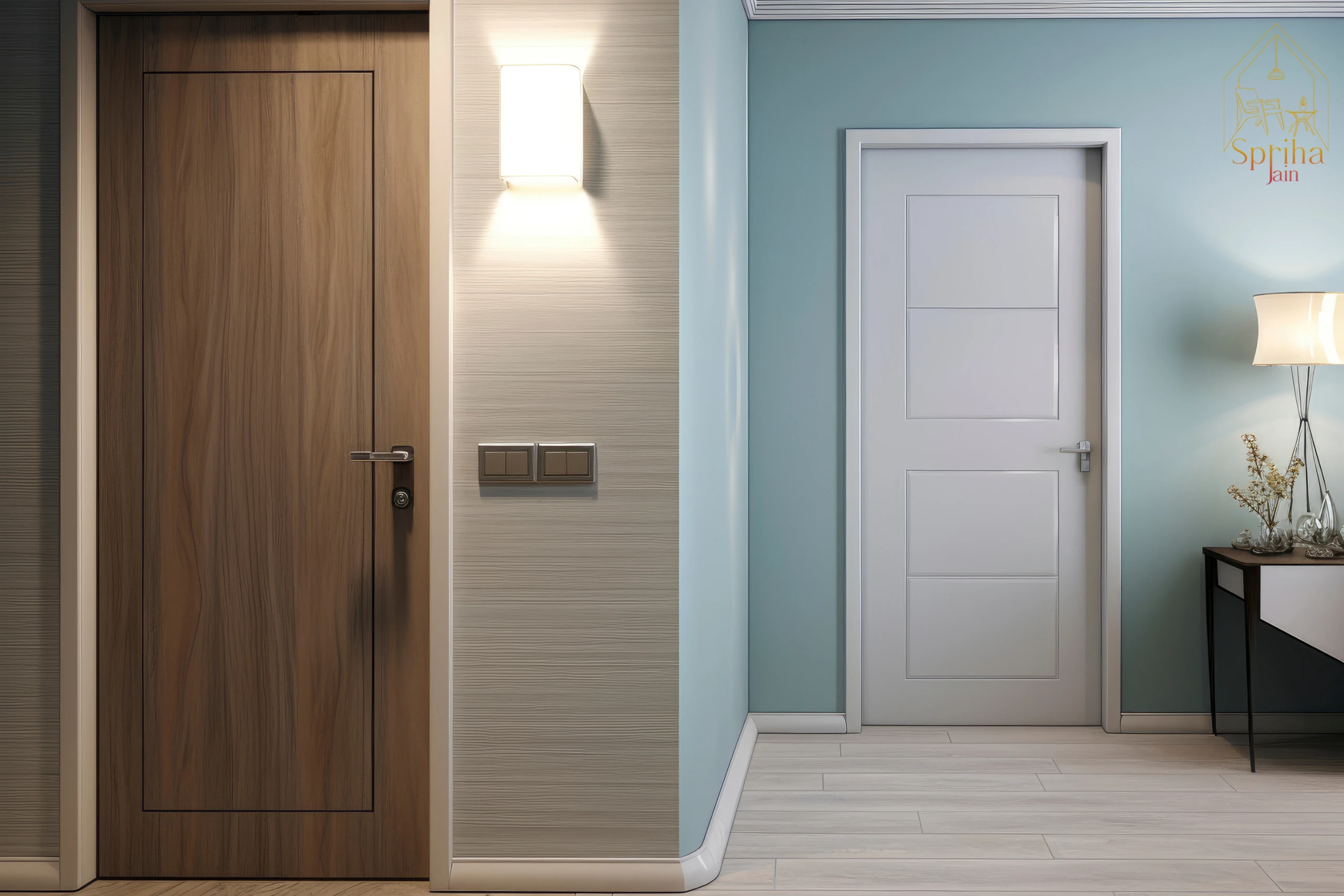 Membrane vs Laminated Doors - spriha jain interiors