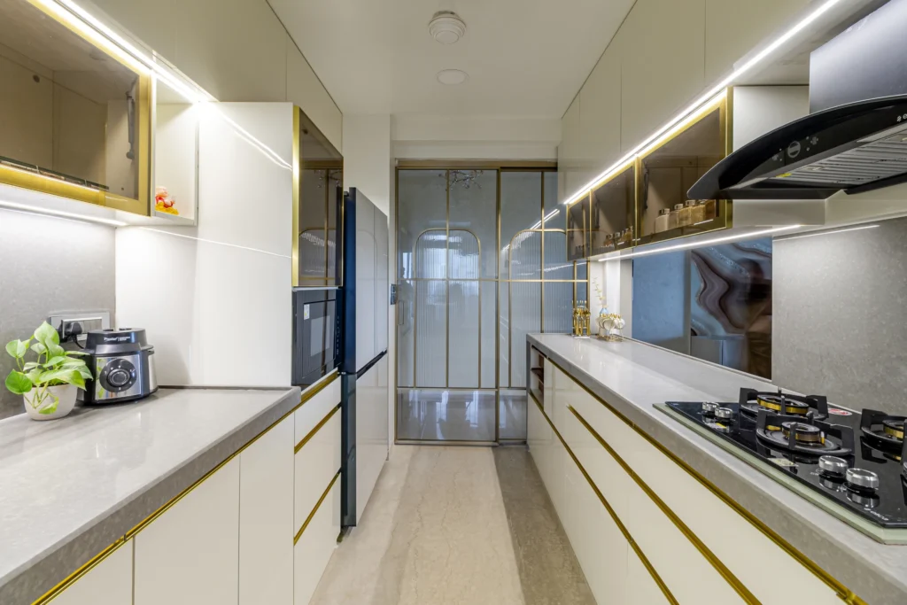 Kitchen layout designs - spriha jain interiors