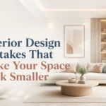 Interior Design Mistakes That Make Spaces Look Smaller