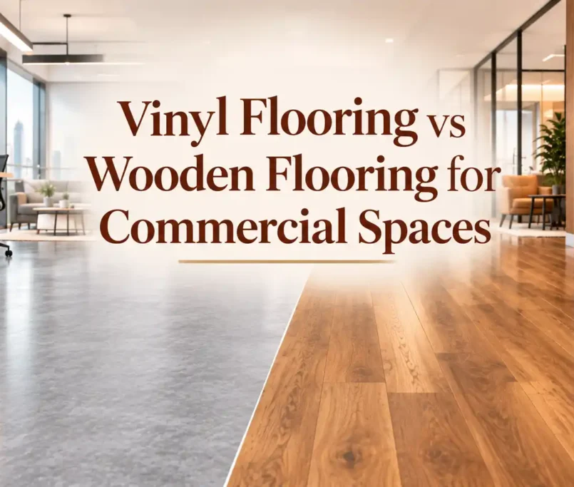 Vinyl Flooring vs Wooden Flooring for Commercial Spaces